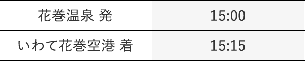 送り時刻表